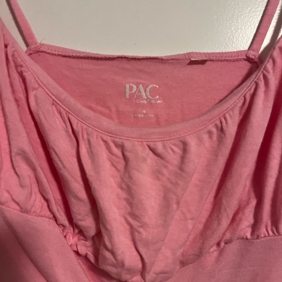 Pink Ruched Crop Top - Picture 2 of 3